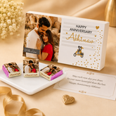 Romantic Anniversary Gift Photo on Chocolates (with Wrapped Chocolates)