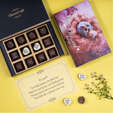 Birth Announcement Gifts - 12 Chocolate Box - Middle Printed Chocolates (Sample)