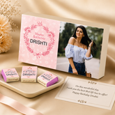 Beautiful Personalized Chocolate Gift Box (with Wrapped Chocolates)