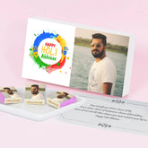 Special Holi Gift Box with Personalized Wrapped Chocolates