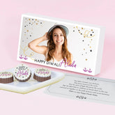 Elegant Personalised Diwali Gift with Printed Chocolates