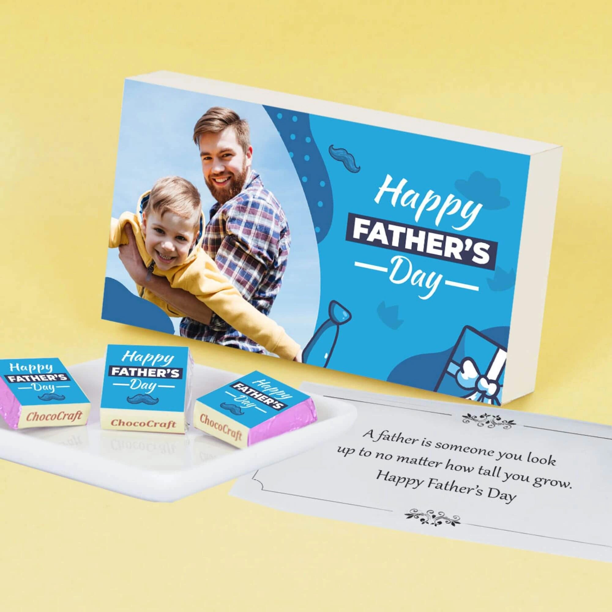 Father's Day Gift with Photo – CHOCOCRAFT - Main Image