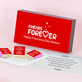 Friends Forever Gift Box for Friendship's Day Gift with Wrapped Chocolates