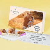 Personalised Chocolate Gift for Father with Wrapped Chocolates
