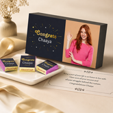 Personalized Congratulations Gift (with Wrapped Chocolates)