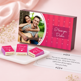 Beautiful I Love You Chocolate Gift Box (with Wrapped Chocolates)