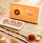 A Special Bond - Gift with Wrapped Chocolates (Rakhi Pack Optional)