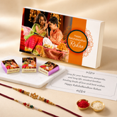 Celebrating Innocence - Gift with Wrapped Chocolates (Rakhi Pack Optional)