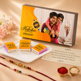 Knot of Love - Gift with Wrapped Chocolates (Rakhi Pack Optional)