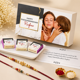 Sibling Love - Personalized Gift Box & Chocolates (Rakhi Pack Optional)