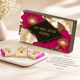 Floral Design Get Well Soon Gift Box (with Wrapped Chocolates)