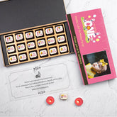 Sample deluxe 18-piece box of best 1st birthday invitation card