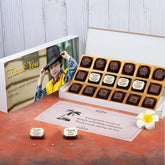 Birthday return gifts wholesale – 18 chocolate box with printed chocolates