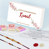 Elegant chocolate gift for rakhi box