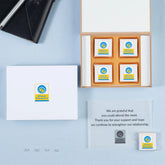 4 chocolate box ideal for elegant corporate event gifting