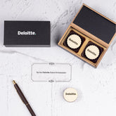 Front view of corporate gift sample – 2 chocolate box for business gifts under 500