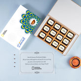 Premium chocolate box – ideal Diwali gift for employees under 1500 with full logo customization