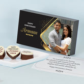 Unique anniversary gift for wife with anniversary gifts for men photo chocolates