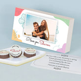 Valentines gift for husband with romantic gift for husband photo chocolates
