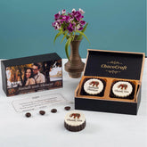 Wedding favours in India – custom printed chocolate gift box with personalized design