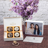 Wedding return gifts under 500 – personalized printed chocolates