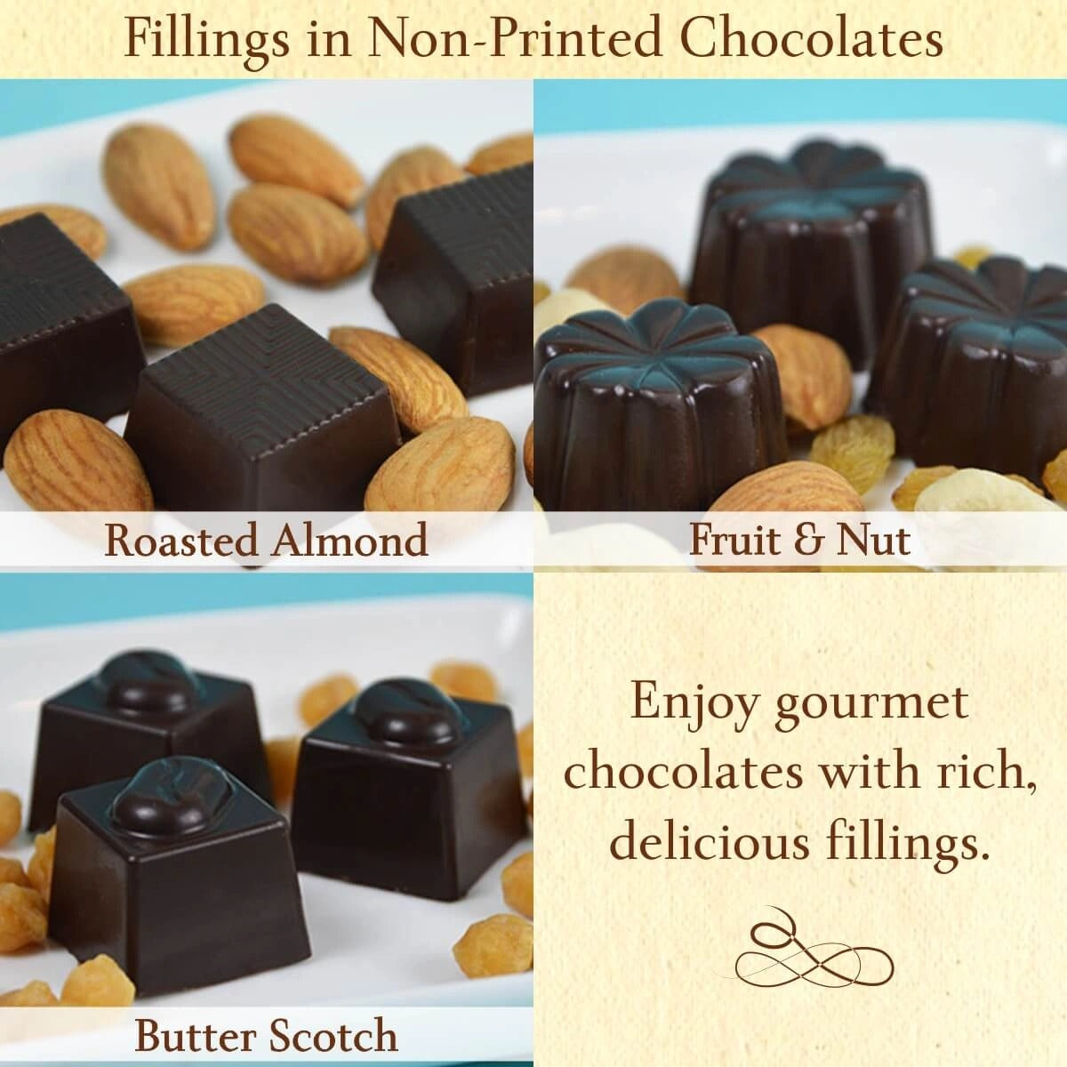 Wooden chocolate gift box for marriage anniversary return gifting