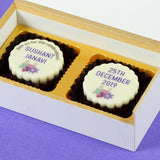 Anniversary Invitations - 2 Chocolate Box - All Printed Chocolates (Sample)