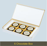 Snowy Christmas Design Gift Box with Printed Chocolates