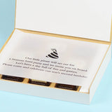 Birthday Invitation - 9 Chocolate Box - Alternate Printed Chocolates (Sample)