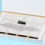 Birthday Invitations - 12 Chocolate Box - All Printed Chocolates (Minimum 10 Boxes)