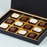 Anniversary Invitations - 12 Chocolate Box - Alternate Printed Chocolates (Minimum 10 Boxes)
