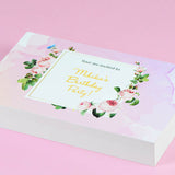 Birthday Invitations - 12 Chocolate Box - Middle Two Printed Chocolates (Sample)