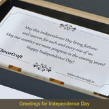 Beautiful Chocolate Gift Box for Independence Day with Wrapped Chocolates