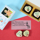 1st Birthday Return Gifts - 2 Chocolate Box - All Printed Chocolates (Sample)