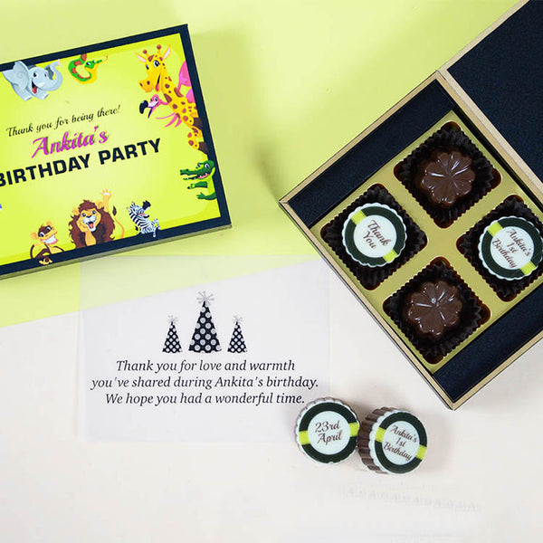 1st Birthday Return Gifts 4 Chocolate Box Alternate Printed