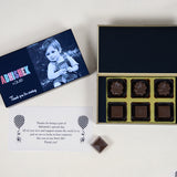 1st Birthday Return Gifts - 6 Chocolate Box - Assorted Chocolates (Minimum 10 Boxes)