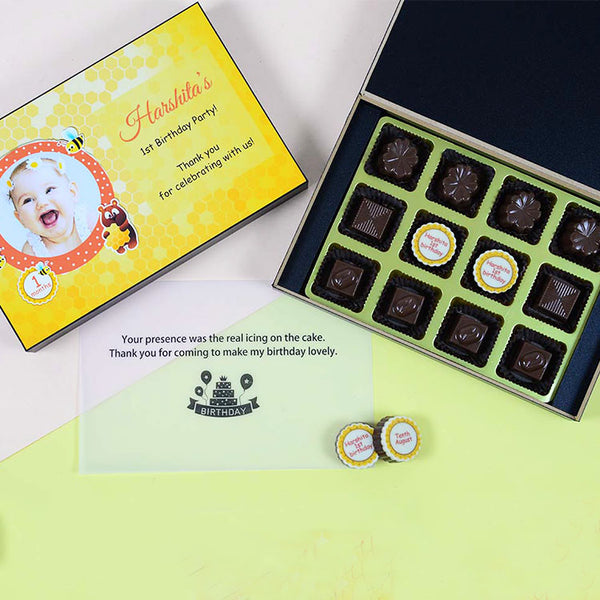 Return gifts for sales first birthday party