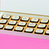 Anniversary Invitations - 18 Chocolate Box - All Printed Chocolates (Sample)