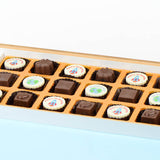 Birthday Invitations - 18 Chocolate Box - Alternate Printed Chocolates (Minimum 10 Boxes)