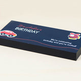 Birthday Invitations - 18 Chocolate Box - Middle Four Printed Chocolates (Minimum 10 Boxes)