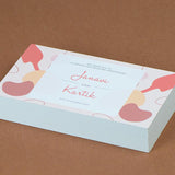 Anniversary Invitations - 6 Chocolate Box - Alternate Printed Chocolates (Sample)