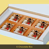 Romantic Anniversary Gift Photo on Chocolates (with Wrapped Chocolates)