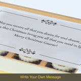 Elegant Personalised Christmas Gift with Printed Chocolates
