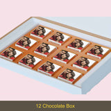 Beautiful Marriage Anniversary Gift Personalised with Photo (with Warpped Chocolates)