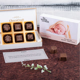 Birth Announcement Gifts - 6 Chocolate Box - Assorted Chocolate (Sample)
