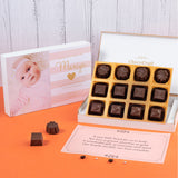 Birth Announcement Gifts - 12 Chocolate Box - Assorted Chocolates (Sample)