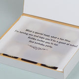 1st Birthday Invitations - 9 Chocolate Box - Alternate Printed Chocolates (Sample)