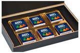 Holi Gulal Design Gift Box with Personalized Wrapped Chocolates