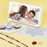 Memories - Gift with Printed Chocolates (Rakhi Pack Optional)