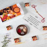 Celebrating Innocence - Gift with Wrapped Chocolates (Rakhi Pack Optional)